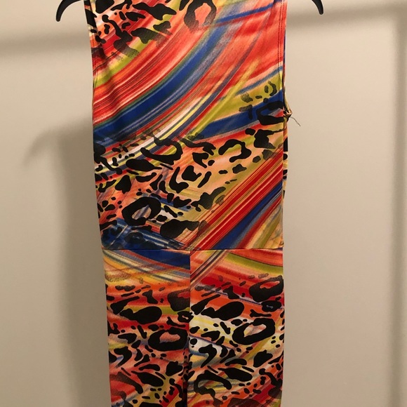 Bright Animal Print Romper - Picture 2 of 5